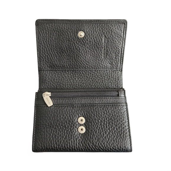 Valentina Black Leather Wallet - Picture 10 of 12
